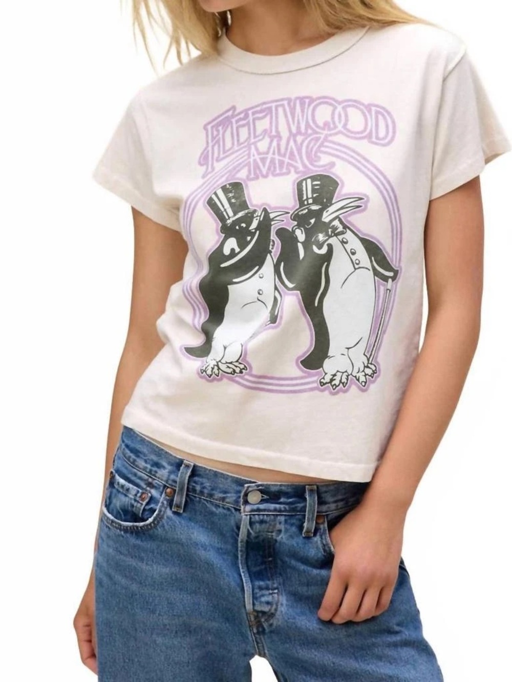 NWT Women’s Daydreamer - Fleetwood Mac Penguins Reverse Gf Tee ~ Size Small